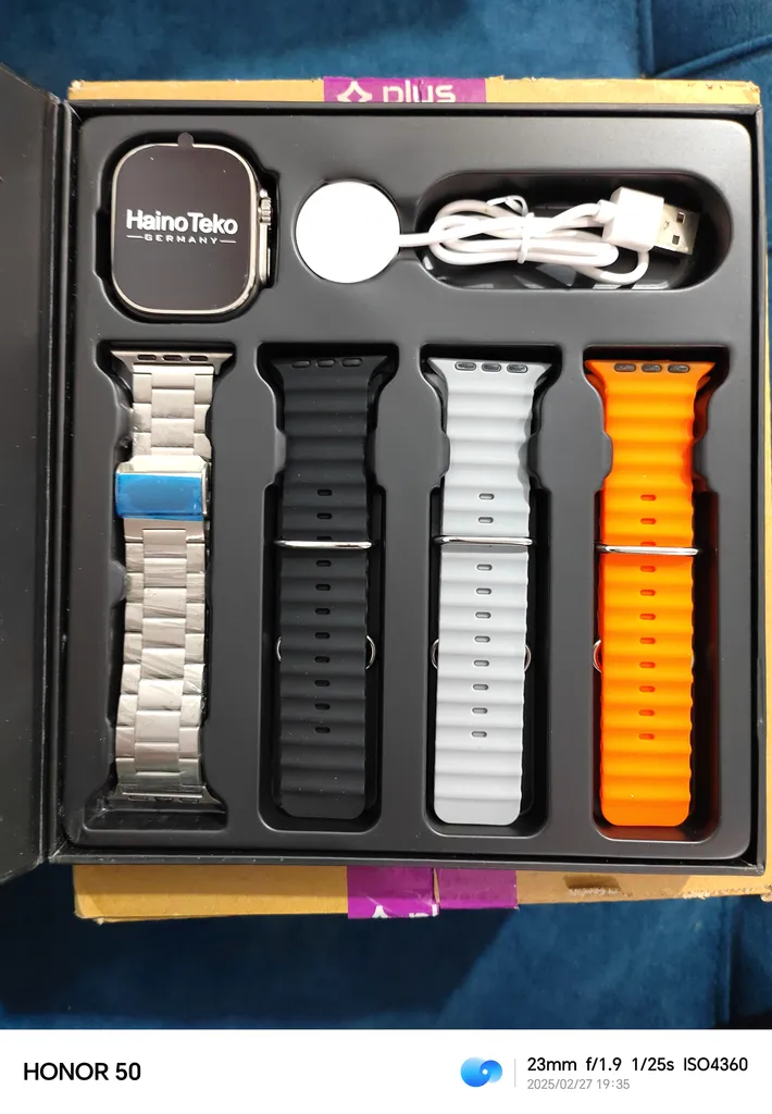 ساعت هوشمند هاینو تکو مدل AFS HANGING SQ10 ULTRA 2 SIDE