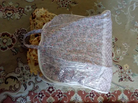 کیسه نان و سبزی طرح گل کد PJ-104191