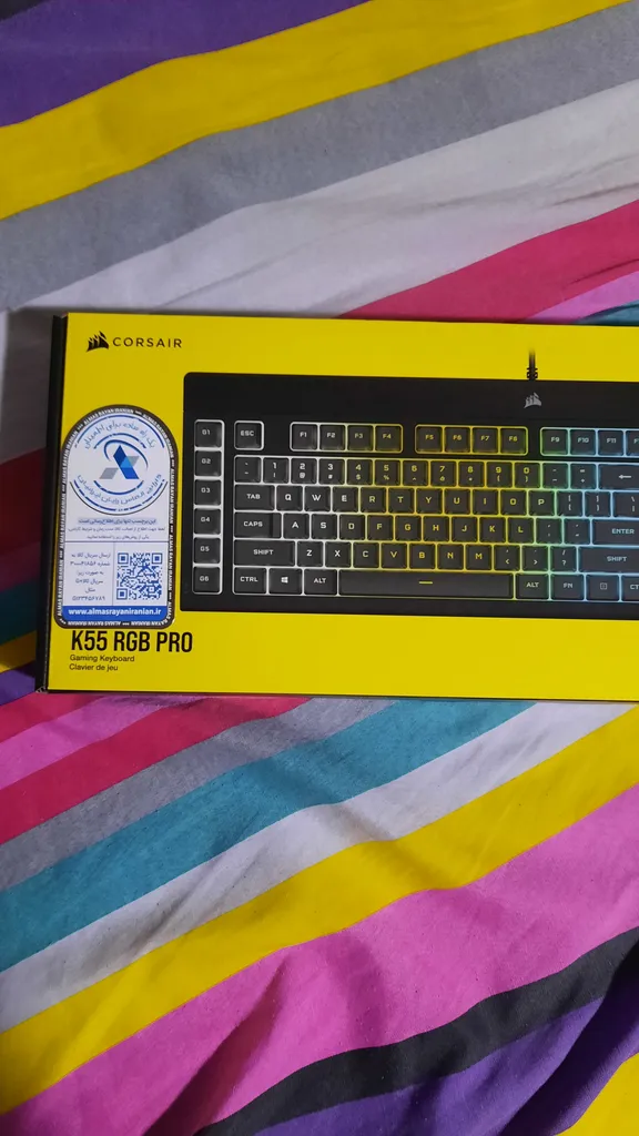 کیبورد مخصوص بازی کورسیر مدل K55 RGB PRO