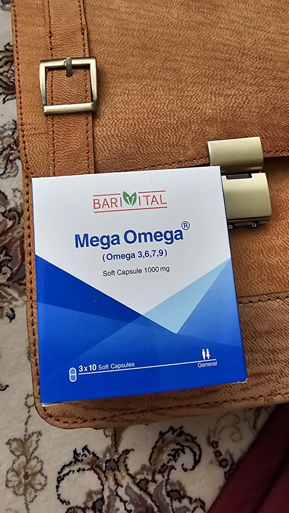 کپسول نرم مگا امگا باریویتال بسته 30 عددی