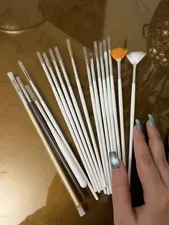 تجریه خرید قلم موی طراحی ناخن مدل NDB05 بسته 15 عددی