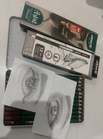 مداد طراحی آریا مدل Artist کد 3505 بسته 12 عددی