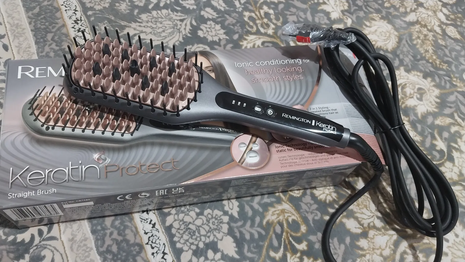 برس حرارتی رمینگتون مدل CB7480 - Keratin Protect