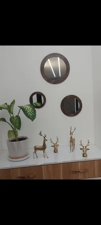 آینه  الف مدل  گرد دلسا کد 321 مجموعه 3 عددی