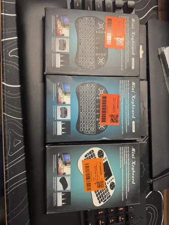 مینی کیبورد بی سیم کد 1020001125، سوییچ ممبران، Portable، نورپردازی LED RGB