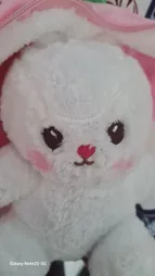 عروسک طرح خرگوش میوه ای مدل توت فرنگی کد JIMI110 ارتفاع 20 سانتی‌ متر