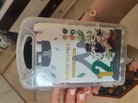 ماژیک چند منظوره مدل اکریلیک مجموعه 12 عددی