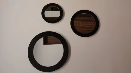 آینه  الف مدل  گرد دلسا کد 321 مجموعه 3 عددی