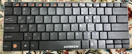 کیبورد بی‌سیم گرین مدل GK-102W با حروف فارسی