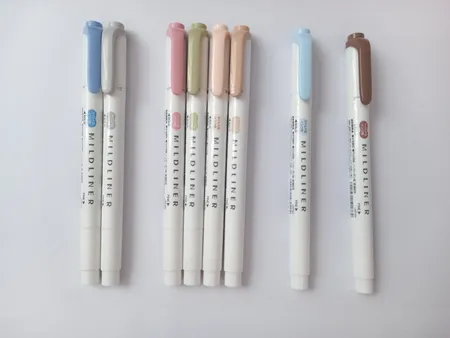 ماژیک علامتگذار دو سر زبرا مدل MILDLINER سری Cool and Refined Colors