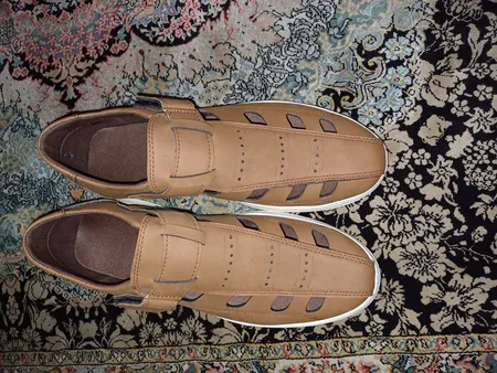 صندل مردانه مدل SUMMER PRO رنگ عسلی