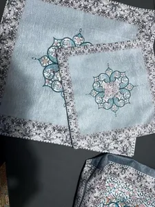 تجریه خرید جانماز مدل گل و پروانه دورو طرح دار کد 9988.5