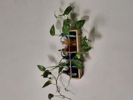 گلدان دکوری گوشکوب مدل شیشه رنگی بسته شش عددی