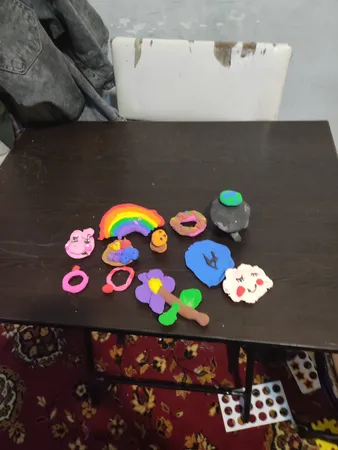 خمیر مجسمه سازی مدل Claysoft بسته 12 عددی