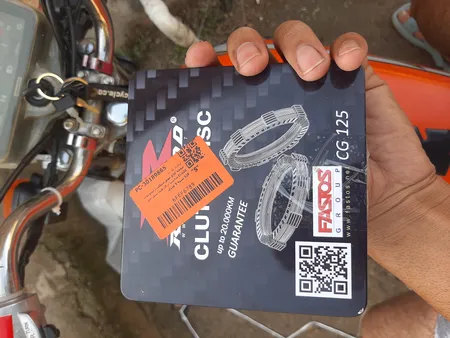 صفحه کلاچ موتورسیکلت راپیدو مدل CLU20 مناسب برای هندا سی جی 125 بسته 5 عددی