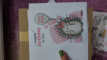 کارت پستال طرح تبریک تولد کد CP15