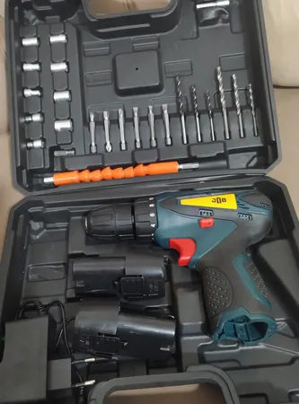 پیچ گوشتی شارژی 118 ولت سه نظام 10 میلیمتری جاب مدل JB-118 CROSS Mini مجموعه 40 عددی