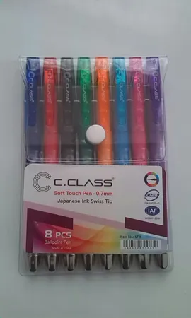 خودکار 8 رنگ سی کلاس مدل soft