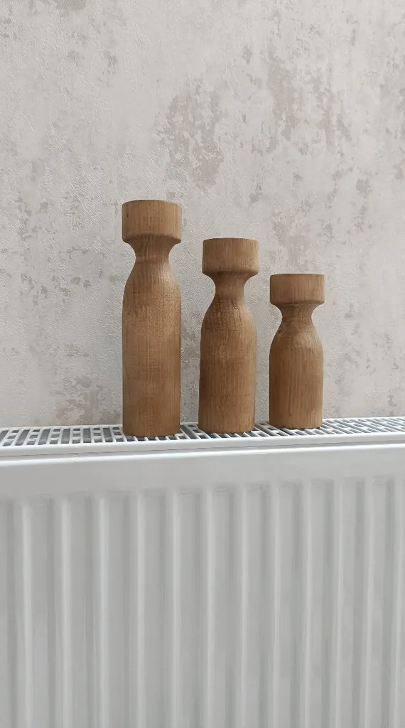 جاشمعی مدل چوبی 01 مجموعه سه عددی