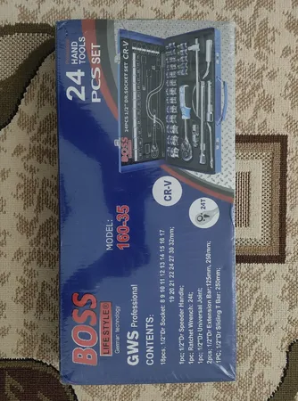 آچار بکس باس مدل Cr-v مجموعه 24 عددی