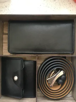 ست هدیه چرم زانکو مدل 01 کد 1719