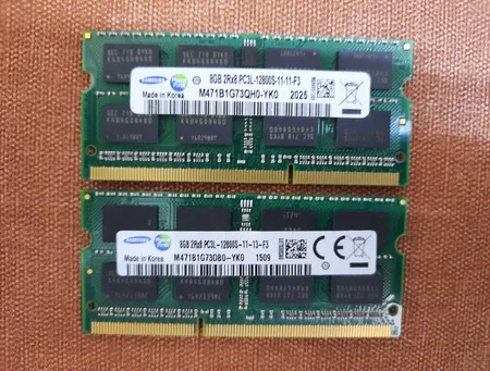 رم لپ تاپ DDR3L دو کاناله 1600مگاهرتز cl11 سامسونگ مدل PC3L-12800S ظرفیت 8 گیگابایت
