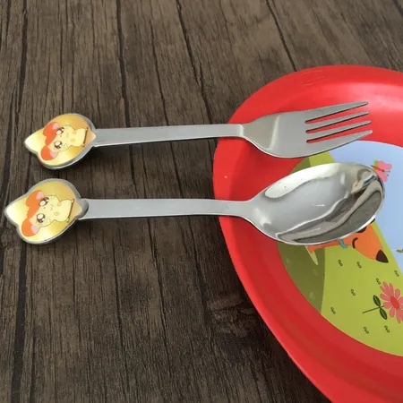 ست قاشق چنگال کودک مدل 2-1-1838