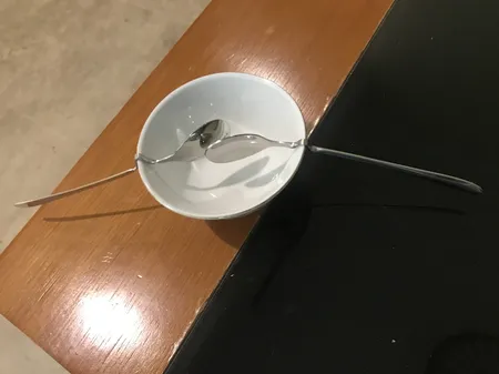 قاشق عسل خوری مدل دونا بسته 2 عددی