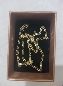 تجریه خرید زنجیر طلا کم اجرت 18 عیار ناریا مدل استار