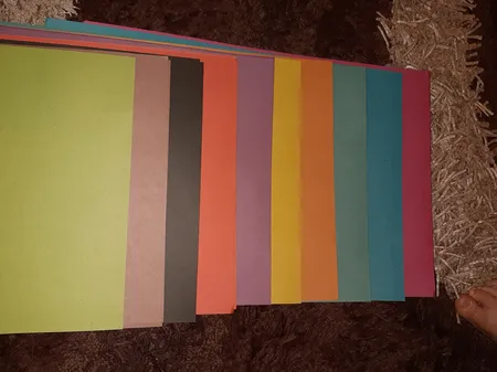 مقوا رنگی کد tenet 02 سایز 24x34 بسته 20 عددی