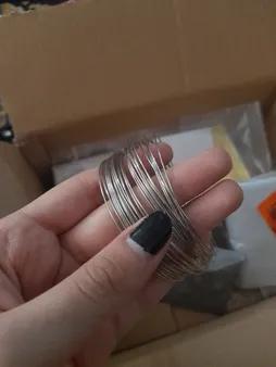 سیم مفتول ساخت زیورالات مدل 6cm کد 361