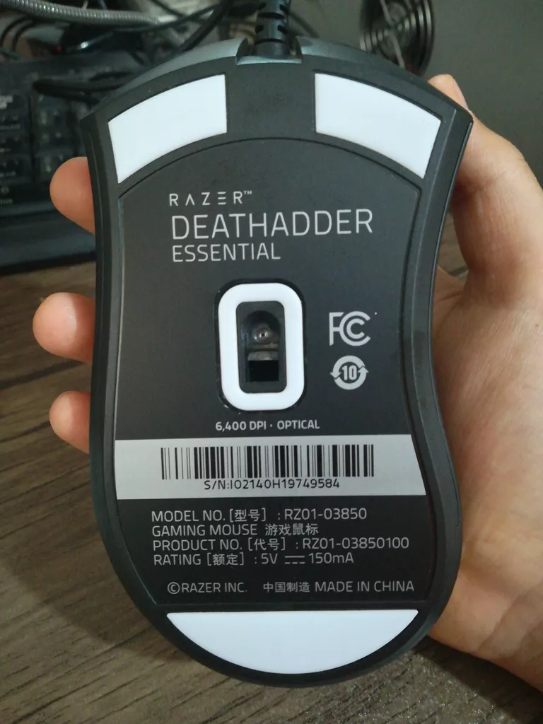 ماوس مخصوص بازی ریزر مدل DeathAdder Essential