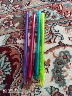 خودکار بیک1.2 مدل Cristal Soft and Fashion - بسته 4 عددی 4 رنگ سایز 0.8