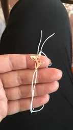 آویز گردنبند طلا 18 عیار اسنوگلد کد 13001