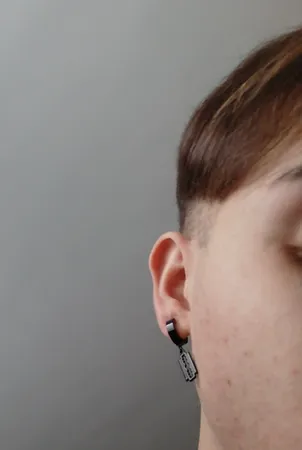 پیرسینگ گوش زنانه پایتخت مدل PS810_A فشاری