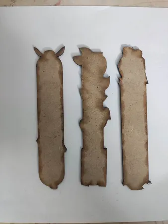 نشانگر کتاب چوبی مدل فانتزی کد 1 مجموعه 60 عددی