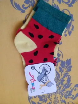 جوراب دخترانه طرح هندوانه