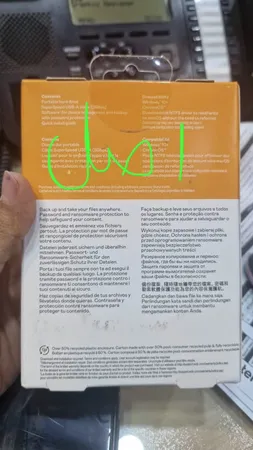 هارد اکسترنال وسترن دیجیتال مدل My Passport ظرفیت یک ترابایت دارای رابط USB Type-A 3.2