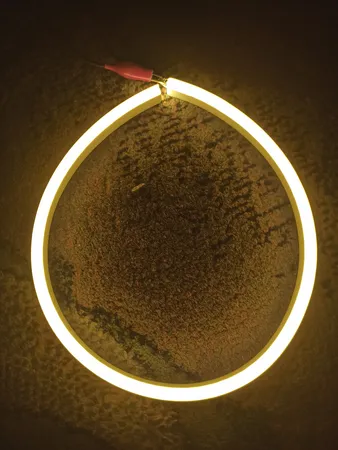 ریسه نئون فلکسی مدل v12 طول 50 سانتی متر