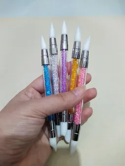 قلم طراحی ناخن سیلیکونی مدل 74406 مجموعه 5 عددی