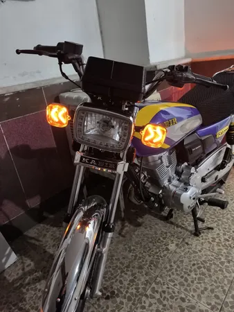 چراغ راهنما موتور سیکلت مدل ال ای دی فانتزی مجموعه 4 عددی