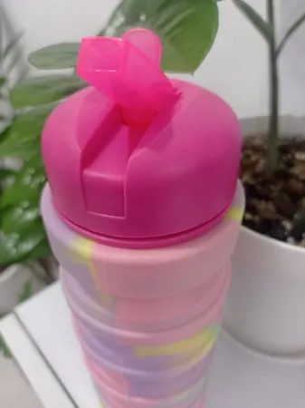 قمقمه مدل سیلیکونی تاشو گنجایش 0.5 لیتر