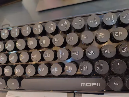 برچسب حروف فارسی کیبورد مدل MM01