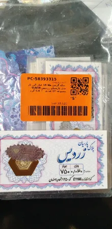 سکه گرمی طلا 18 عیار الن نار مدل پارسیان زردیس ELN58 مجموعه 20 عددی