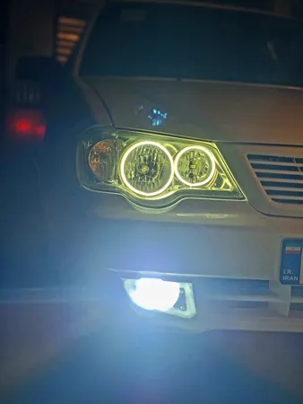 حلقه نئون چراغ مدل pri132w  مناسب برای پراید 132مجموعه چهار عددی