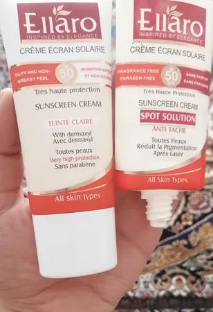 کرم ضد آفتاب و ضد لک بدون رنگ الارو SPF50 مدل Spot Solution محافظ UVA ،UVB، مناسب انواع پوست تحت لیسانس حجم 40 میلی‌لیتر