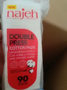 تجریه خرید پد پاک کننده آرایش صورت ناژه مدل پنبه‌ای کد 02 بسته 90 عددی