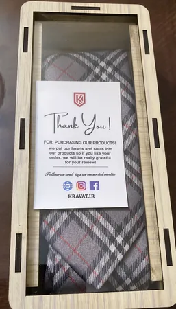 کراوات مردانه مدل تارتان کد ۱۲۸