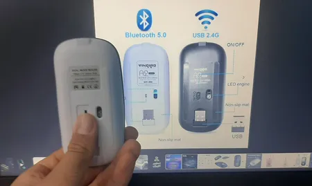 ماوس بی سیم مدل A2 RGB BT