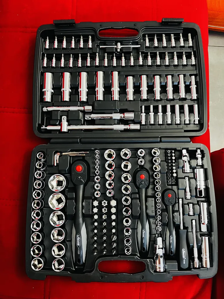 مجموعه 172 عددی آچار و سری بکس ویگور کد V2461